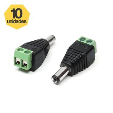Imagem de Kit 10 Adaptador Borne para P4 Macho - Bear Cabos