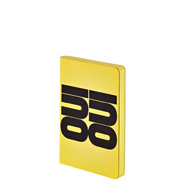 Imagem de nuuna Caderno A6 | Gráfico S - Oui Oui | Diário pontilhado | Grade de pontos de 2,5 mm | 176 páginas numeradas | Papel premium 120 g | Couro amarelo | Produzido de forma sustentável na Alemanha