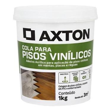 Imagem de Cola Profissional Para Piso Vinilico Base De Agua 1 Kg Axton