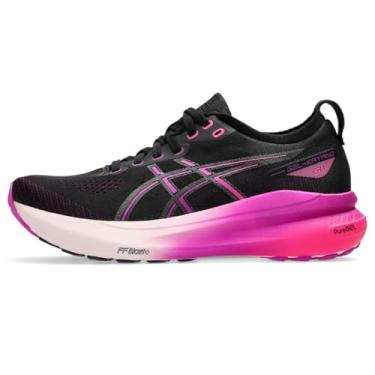 Imagem de ASICS Tênis de corrida feminino Gel-Kayano 31, Preto/Magenta Negrito, 42