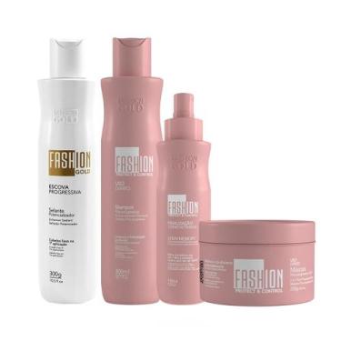 Imagem de Combo Escova Progressiva 300g + Spray Memory 150ml - Fashion Gold