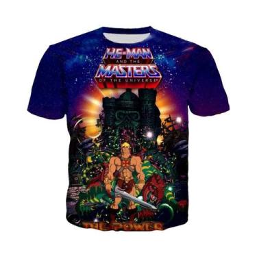 Imagem de Camiseta Unissex Oversized Com Estampa 3D He-Man Masters of the Univer