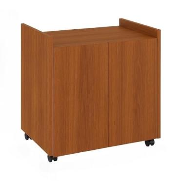 Imagem de Gabinete Armário P/Banheiro com 02 Portas e Rodízio armario organizador(Nature)