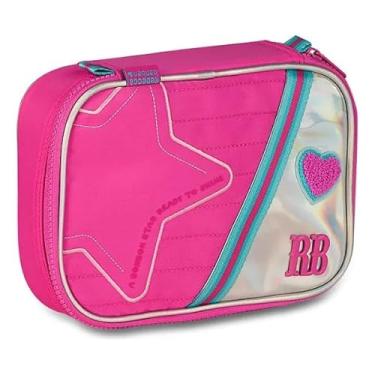 Imagem de Estojo Holográfico Box Rebecca Bonbon Juvenil 36 Elásticos (ROSA)