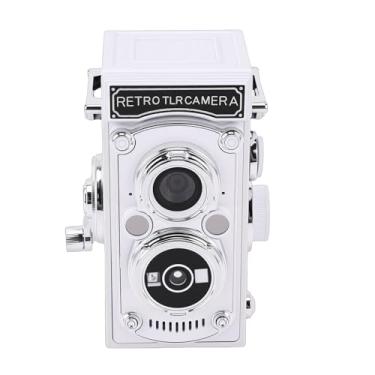 Imagem de Bewinner Câmera Digital Estilo Retro Vintage TLR, Foco Automático de 64 MP 1080P FHD, Mini Portátil Aponte e Dispare Com Manivela, Câmera de Viagem para Gravação Diária (BLACK)