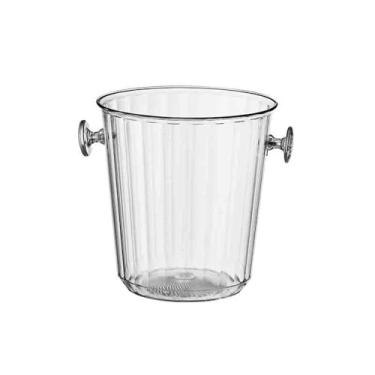 Imagem de x3anggyt5 Balde de gelo balde de gelo acrílico balde de champanhe comercial bar doméstico pequeno balde de pellets de gelo preenchido com recipiente de gelo (médio)