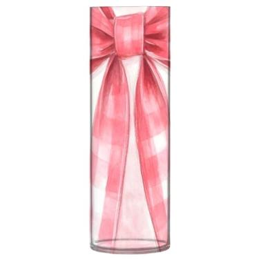 Imagem de Qilmy Vaso de laço fofo para flores, vaso de belas artes, decoração de casa para escritório, sala de jantar, sala de estar, casamento82