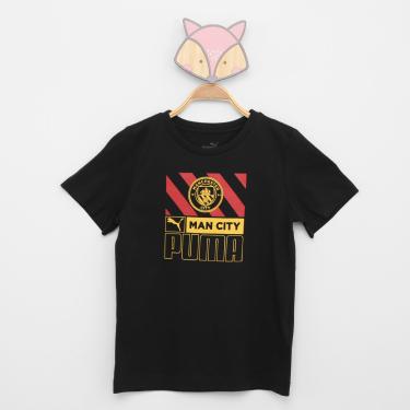 Imagem de Camiseta Infantil Manchester City Puma Ftblcore-Unissex