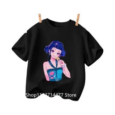 Imagem de Camiseta De Manga Curta Para Meninas Kpop Demon Hunter HuntrX Com Esta