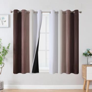 Imagem de Cortinas Estelar Textiler Ombre Blackout 132x114 cm 2 Paneles