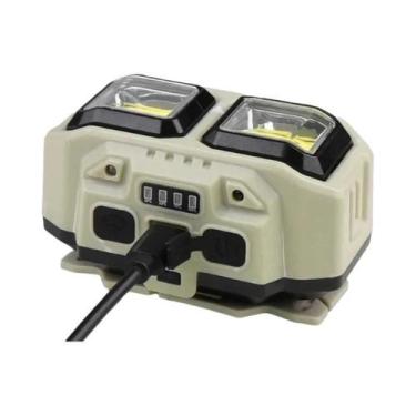 Imagem de Lanterna De Cabeça LED COB Recarregável Com Sensor, À Prova D'água, US