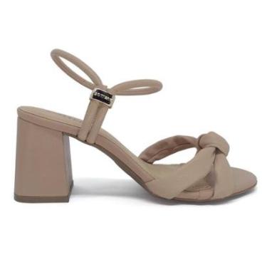 Imagem de Sandália Bottero Salto Grosso Médio Couro Calce Fácil 362518-Feminino