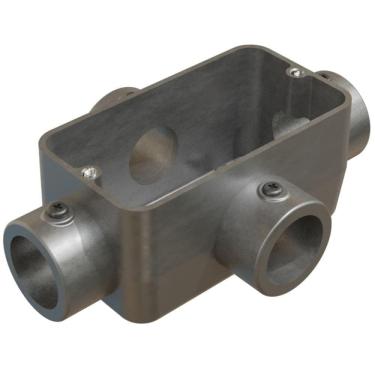 Imagem de Caixa de Derivação Fixa Conduletzel Sem Pintura Tipo X de 1-2 Sem Tampa E012100026 Wetzel Caixa