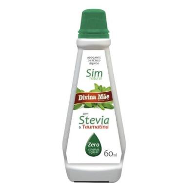 Imagem de Adoçante Dietético Líquido Stevia & Taumatina 60Ml - Divina Mae Alimen