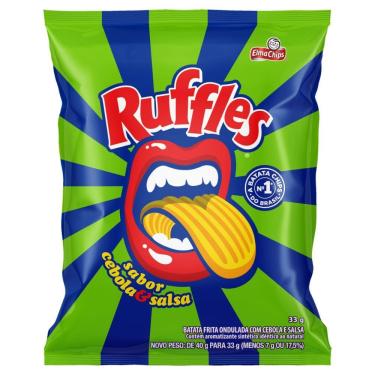 Imagem de Batata Ruffles Ondulada Sabor Cebola e Salsa 33g