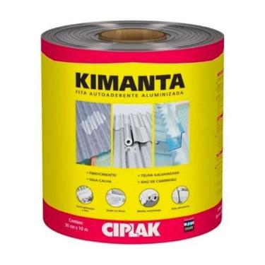 Imagem de Fita Asfáltica Aluminizada 30cm X 10m - Vedação Acústica E Térmica - Alta Resistência