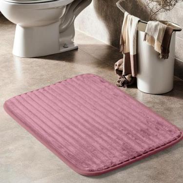 Imagem de Kit 5 Tapete Banheiro Antiderrapante Absorvente Super Soft - Angelica 