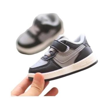 Imagem de Tênis De Couro Para Meninos E Meninas, Calçados Casuais De Cano Baixo,