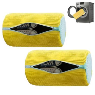 Imagem de Kit 2 Sacos Para Lavagem de Tênis Sapatos Calçados Protetor Máquina de