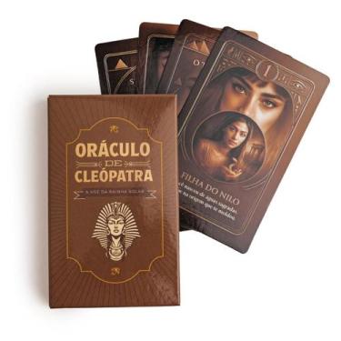 Imagem de Oráculo De Cleópatra A Voz Da Rainha Solar 36 Cartas Manual - Lua Míst