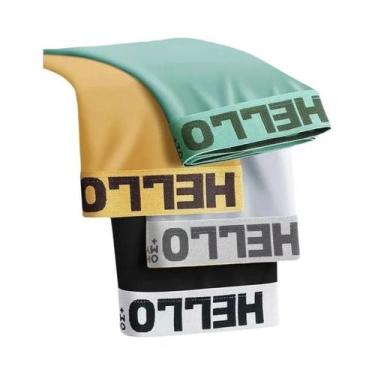 Imagem de Cuecas Boxer Masculinas De Seda Gelada 4 Peças Respiráveis Finas Sensu