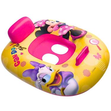Imagem de Bóia Inflável Minnie e Daisy com Assento Infantil 66x54 cm