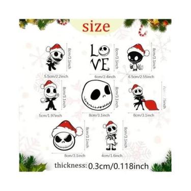 Imagem de Conjunto De 24 Enfeites Pendurados De Natal Sonhadores Para Decoração 