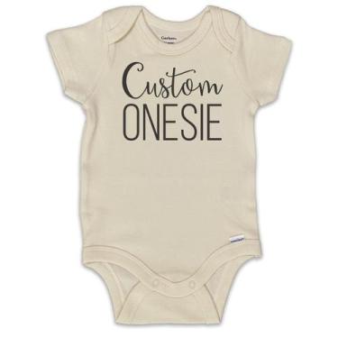 Imagem de Body Personalizado Kate & Meri para Bebê 18M Algodão Natural