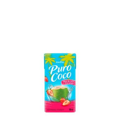 Imagem de Água de Coco Puro Coco Morango Maguary 180ml 1un