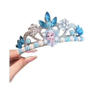 Imagem de Tiara Elsa Frozen Princesa Acessórios De Cabelo Infantil Desenho Anima