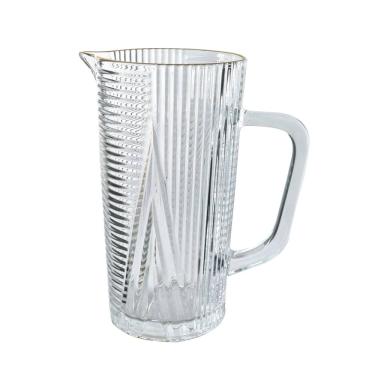 Imagem de Jarra De Vidro Com Borda Dourada Imperial 1300Ml