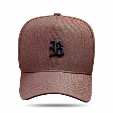 Imagem de Boné Blck Brasil Snapback Aba Curva Básico Logo B Pequeno-Masculino