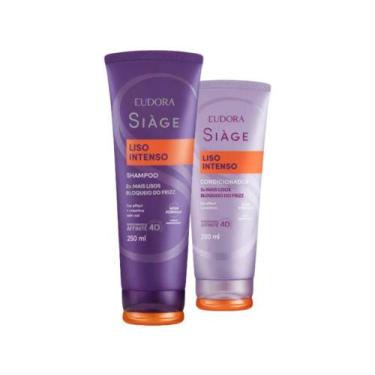 Imagem de Shampoo e Condicionador Eudora Siàge Liso Intenso