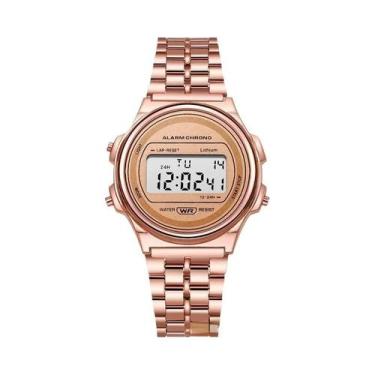 Imagem de Relógio Esportivo Digital LED Unissex F91W, Não Impermeável, Pulseira 