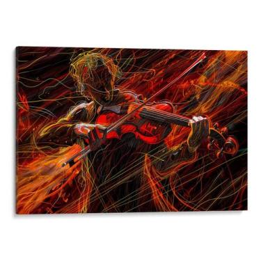Imagem de Quadro decorativo Violino - Art Canvas, 90 x 60 cm, Borda Infinita
