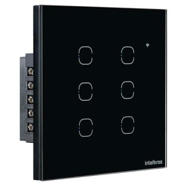 Imagem de Interruptor Inteligente Elsys EIW 1006 Touch Wi-Fi 6 Botões - INTELBRA