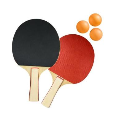 Imagem de Jogo Ping pong Tênis De Mesa 2 Raquetes 3 Bolinhas - CLICK HOUSE