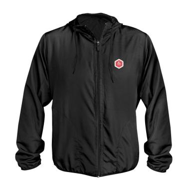 Imagem de Jaqueta Corta Vento Hexa Colors Light Masculino WSS Plus Size Preto-Masculino