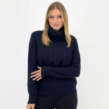Imagem de Blusa Facinelli Tricot Texturizada Gola Alta Feminina-Feminino