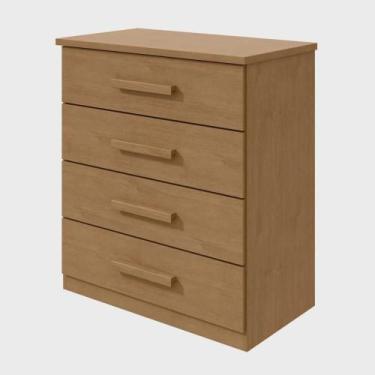 Imagem de Cômoda Lopas Baião 4 Gavetas - LOPAS CMERCIO IND E TRANSP. LOPAS S.A, 