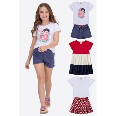 Imagem de Kit de Roupas Femininas Infantil Girl Power - Vida Costeira Oficial, 4