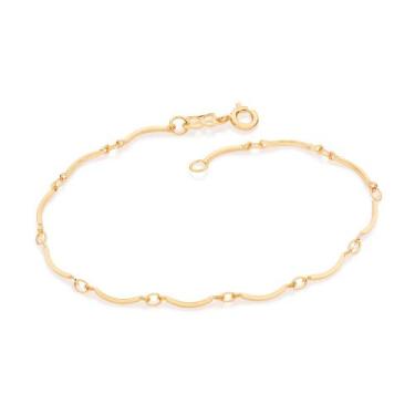 Imagem de Pulseira Folheado A Ouro Rommanel 550422 Tamanho:18Cor:Dourado, 18, Do