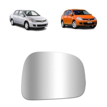 Imagem de Refil lente espelho retrovisor nissan tiida 2007 a 2013 lado direito -