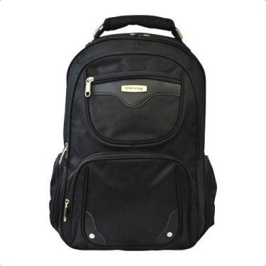 Imagem de Mochila Executiva Swissland Para Notebook 18 Antifurto Preta Com Cabo 