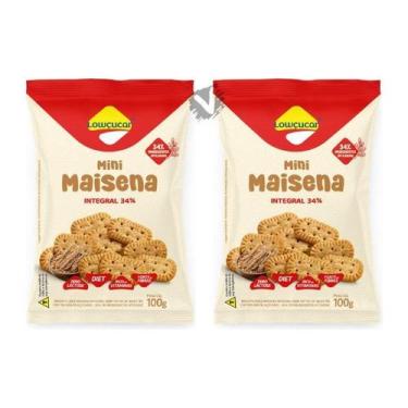 Imagem de Kit 2 Mini Maisena Integral 100g Diet Zero Lactose - Lowçucar