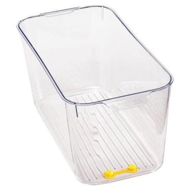 Imagem de Suporte para Geladeira Acrílico Prana Alimento Organizador 30x16cm