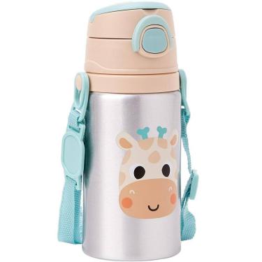 Imagem de Garrafa de Alumínio Buba Zoo Girafa Bege