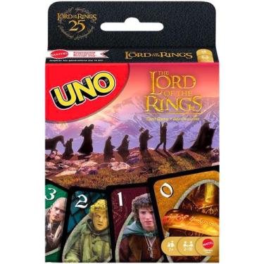 Imagem de Jogo de Cartas Uno Senhor Dos Anéis JMF13 Mattel
