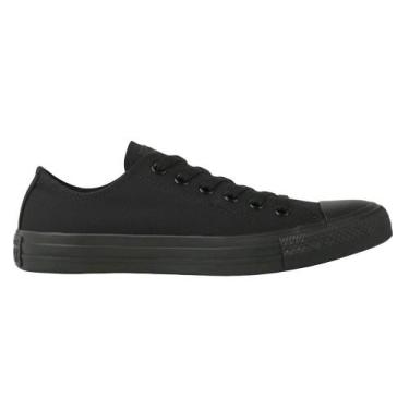 Imagem de Tenis all star chuck taylor cano baixo ref ct04460002, 35, Preto, Pret