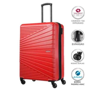Imagem de Mala de Bordo American Tourister By Samsonite Recife ABS Tsa Vermelha